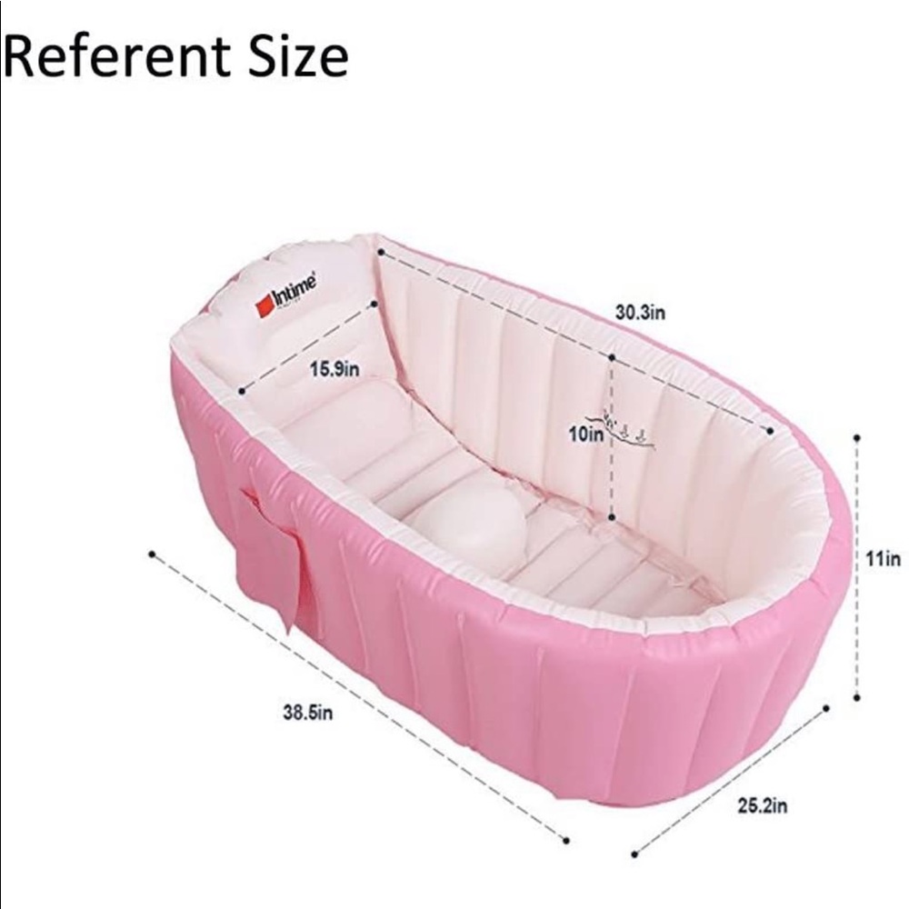 Brand New Baby pink inflatable bathtub portable